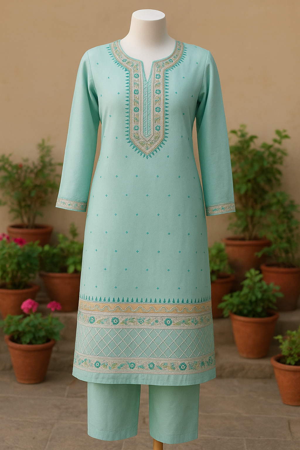 Meena dress maroon